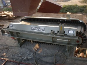 安裝中的定量給料機(jī)